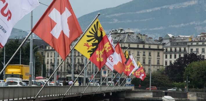 swiss flags
