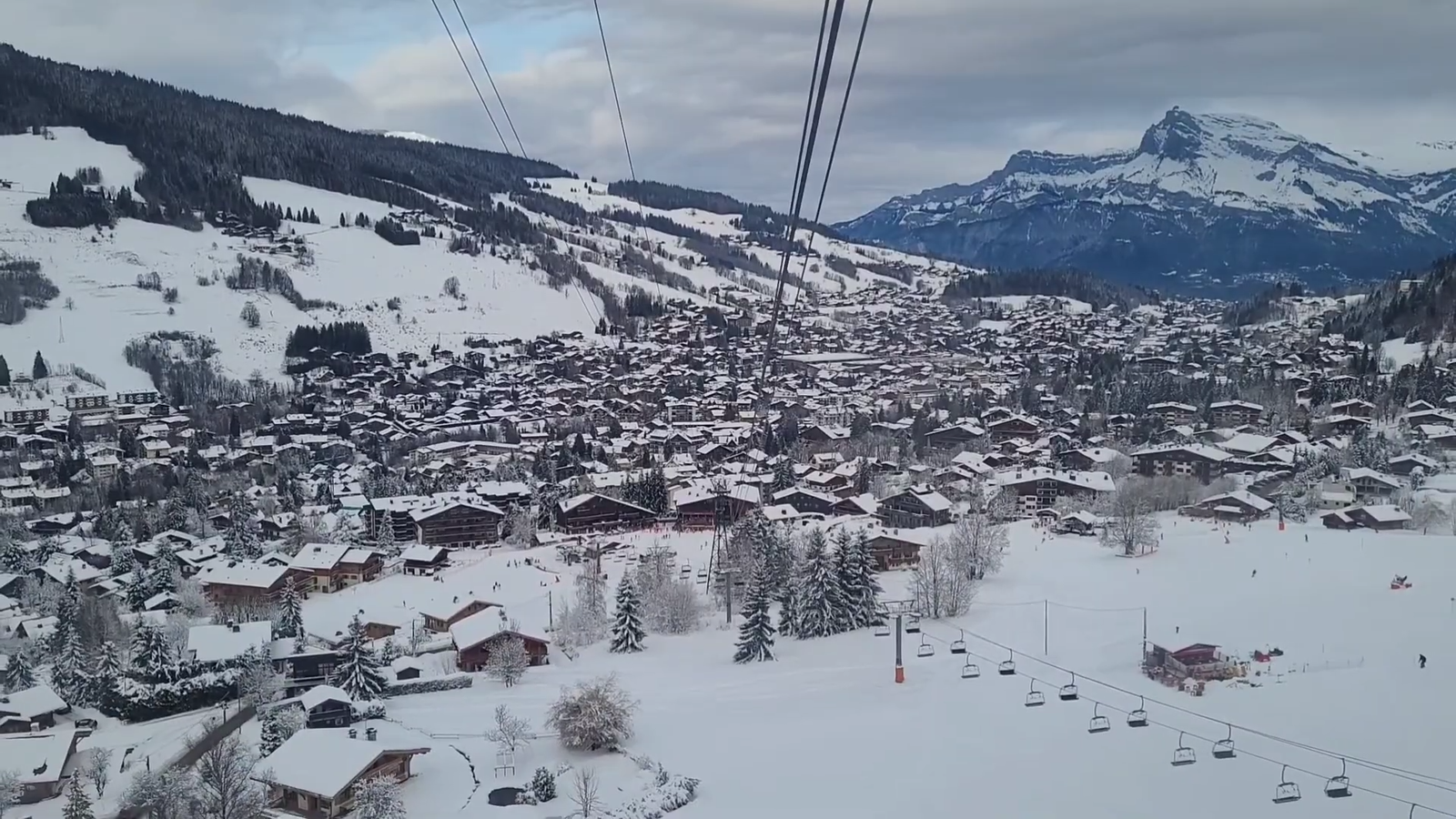 Rochebrune Cable Car near Megève