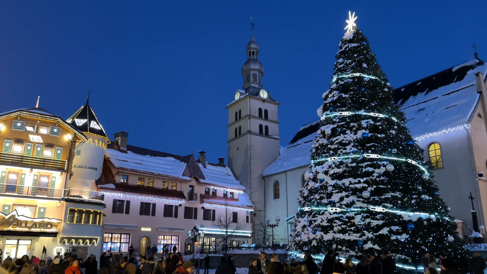 Place du Village near Megève