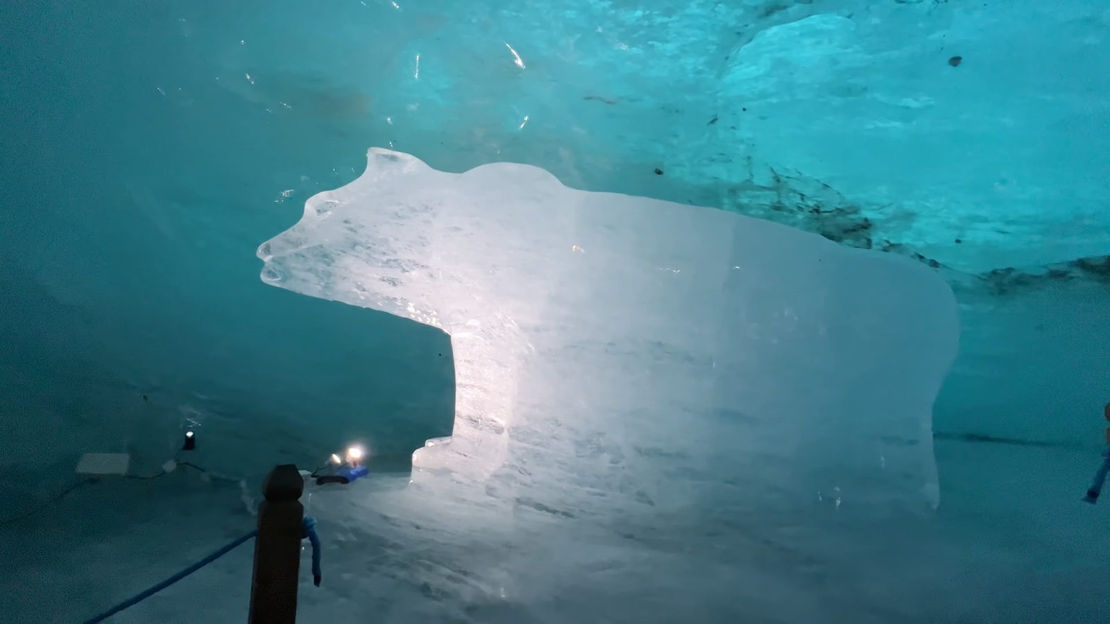 Mer de Glace ice cave in Chamonix France