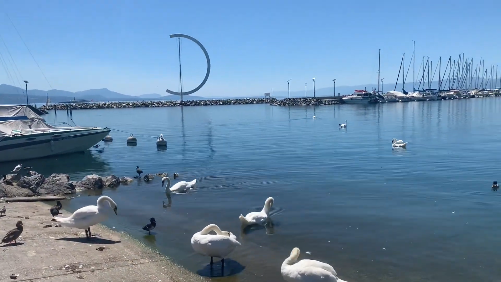 Ouchy Lakefront near Lausanne