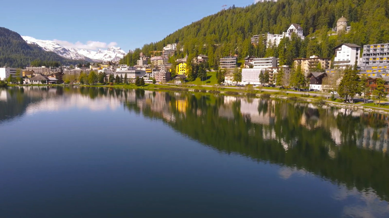 Lake St. Moritz near St. Moritz