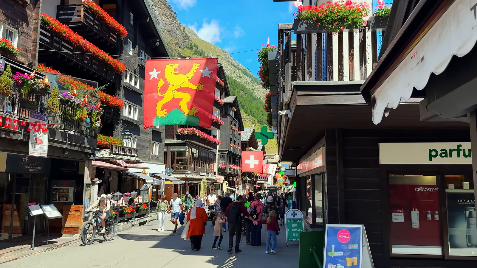 Bahnhofstrasse near Zermatt